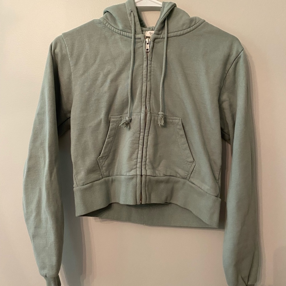 A brand new PacSun cropped sweatshirt.
